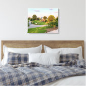 Springtime in Rocky Hill - Quiet Ember Canvas Afdruk (Insitu (Slaapkamer))
