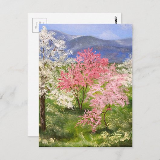Springtime in Tennessee Briefkaart (Voorkant / Achterkant)