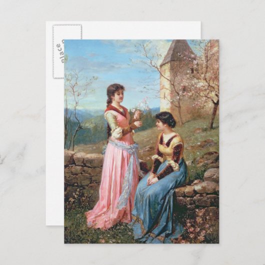 Springtime in Toscane Briefkaart (Voorkant / Achterkant)