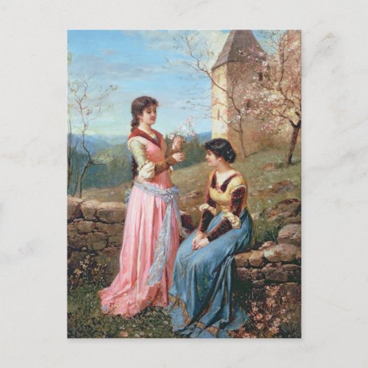 Springtime in Toscane Briefkaart (Voorkant)