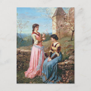 Springtime in Toscane Briefkaart