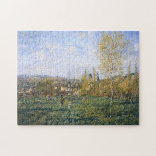 Springtime in Vetheuil Monet Fine Art Legpuzzel (Horizontaal)