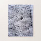 Springtime in Wisconsin Snow Scene Puzzle Legpuzzel (Verticaal)