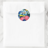 Springtime Jazz Abstract Jeff Hankamer Artjunkhaus Ronde Sticker (Tas)