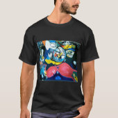 Springtime Jazz Abstract Jeff Hankamer Artjunkhaus T-shirt (Voorkant)
