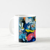 Springtime Jazz Abstracte Hankamer Artjunkhaus Art Koffiemok (Voorkant links)
