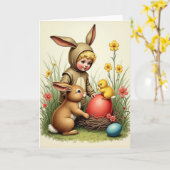 Springtime Joy Picture Card Kaart (Gele Bloem)