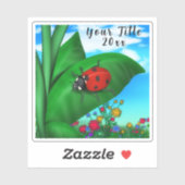 Springtime Ladybug Sticker (Vel)