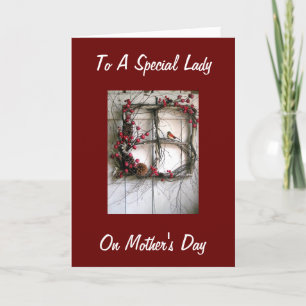 SPRINGTIME LAND WREATH-MOEDERDAG TOT IEDEREEN KAART