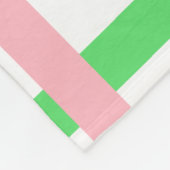 Springtime Lattice Baby Quilt Party Fleece Blanket (Hoek)