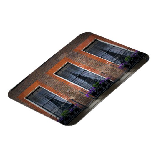 Springtime London Lavender Window Boxes - Magnet Magneet (Linkerzijde)