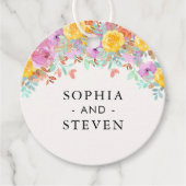 Springtime Love – A Floral Wedding  Bedankjes Labels (Voorkant)