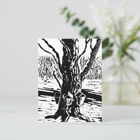 Springtime Magic Briefkaart (Staand voorkant)