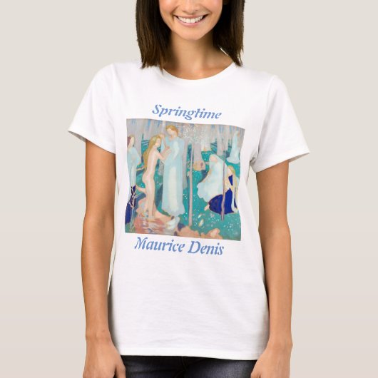Springtime Maurice Denis Art Nouveau T-Shirt (Voorkant)