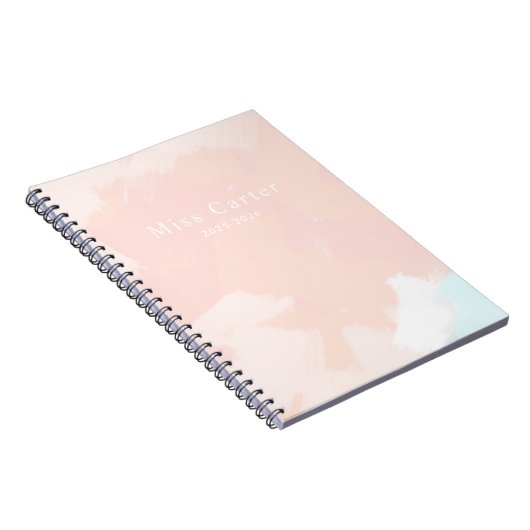 Springtime met naam en jaargegevens notitieboek (Rechterzijde)