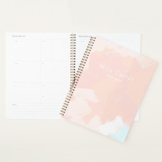 Springtime met naam en jaargegevens planner (Display)
