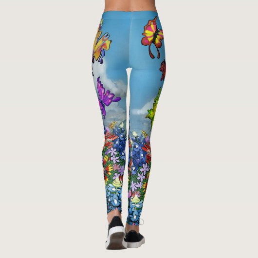 Springtime-Mode Leggings (Achterkant)