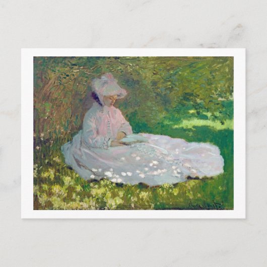 Springtime, Monet Briefkaart (Voorkant)