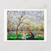 Springtime, Monet Briefkaart (Voorkant)