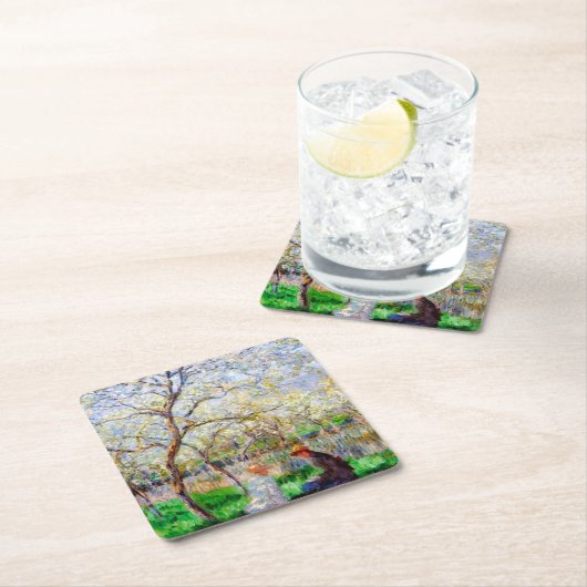 Springtime, Monet Kartonnen Onderzetters (Insitu)