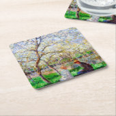 Springtime, Monet Kartonnen Onderzetters (Schuin)