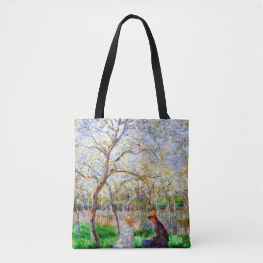 Springtime, Monet Tote Bag (Voorkant)