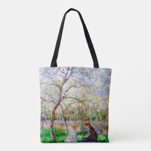 Springtime, Monet Tote Bag (Achterkant)