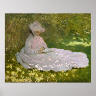 Springtime Monet voor dames lezen Poster
