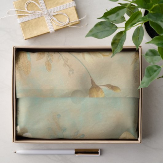 Springtime narcissen vlinders lieveheersbeestje De Tissuepapier (Geschenk)