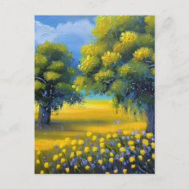 Springtime Natuur Art Briefkaart