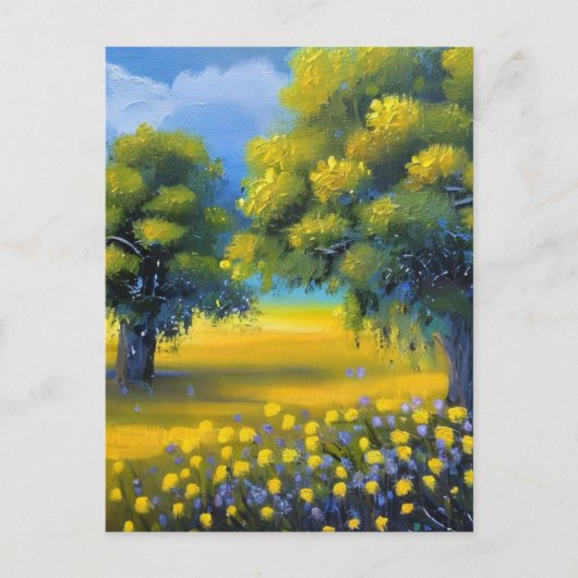  Springtime Natuur Art Briefkaart (Voorkant)