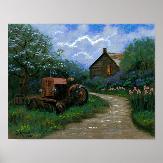 Springtime op het Boerderij Poster (Voorkant)