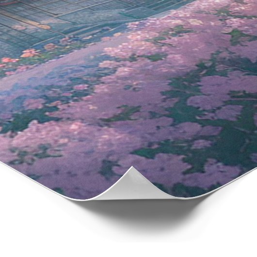 Springtime op het platteland poster (Hoek)