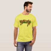 Springtime Oranje Blossom Fae T-shirt (Voorkant volledig)