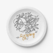 Springtime Papieren Bordje (Voorkant)