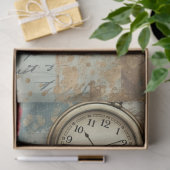 Springtime Pocket Watch Bloemen Decoupage Papier (Geschenk)