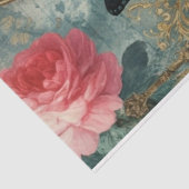 Springtime Pocket Watch Bloemen Decoupage Papier (Detail)