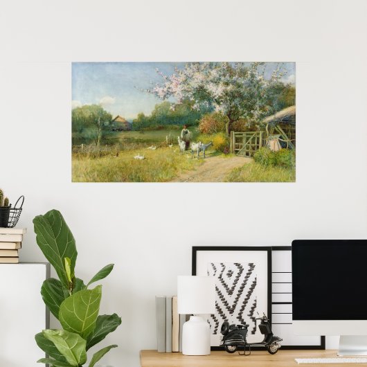 Springtime Poster (Thuiskantoor)