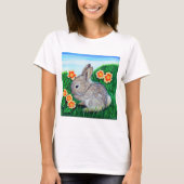 Springtime Rabbit Painting T-shirt (Voorkant)
