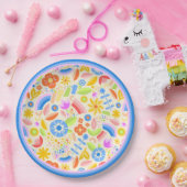 Springtime Rainbows Papieren Bordje (Feest)