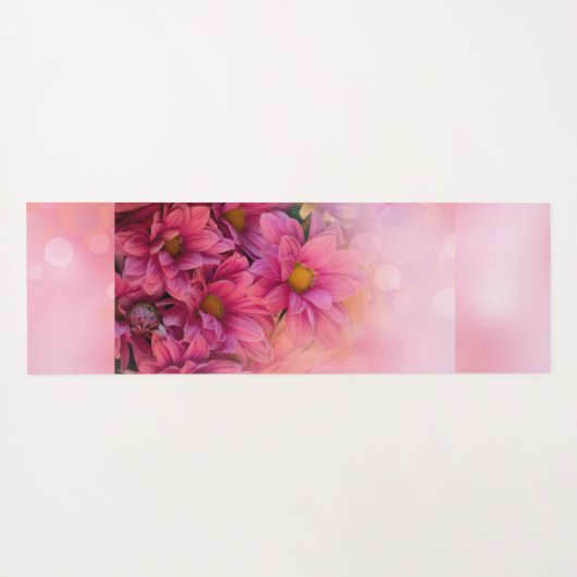 Springtime Roze Yogamat (Achterkant (horizontaal))
