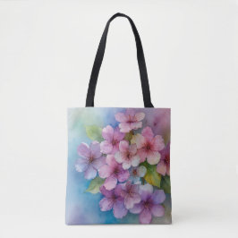 Springtime Sakura Bloom Canvas tas
