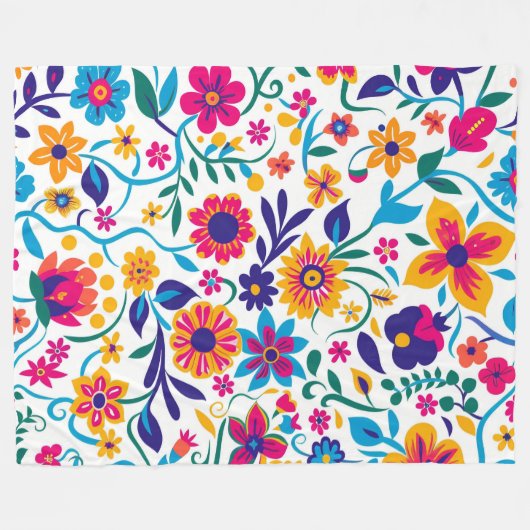 Springtime Serenity 60x80 fleece deken (Voorkant (Horizontaal))