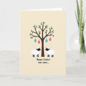 Springtime Sheep Tree Art Card Kaart (Voorkant)