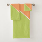 Springtime Sherbet Argyle Bad Handdoek (Insitu)
