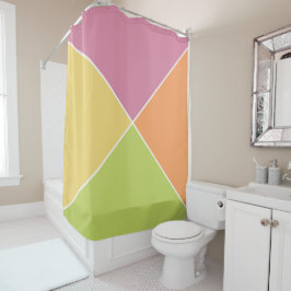 Springtime Sherbet Argyle Douchegordijn