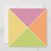 Springtime Sherbet Argyle Kaart (Voorkant)