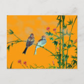 Springtime-Sparrows Briefkaart (Voorkant)