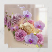 Springtime Splendor 3D-Wenskaart met Dew-Kiss (Voorkant / Achterkant)