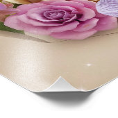 Springtime Splendor 3D-Wenskaart met Dew-Kiss Foto Afdruk (Hoek)